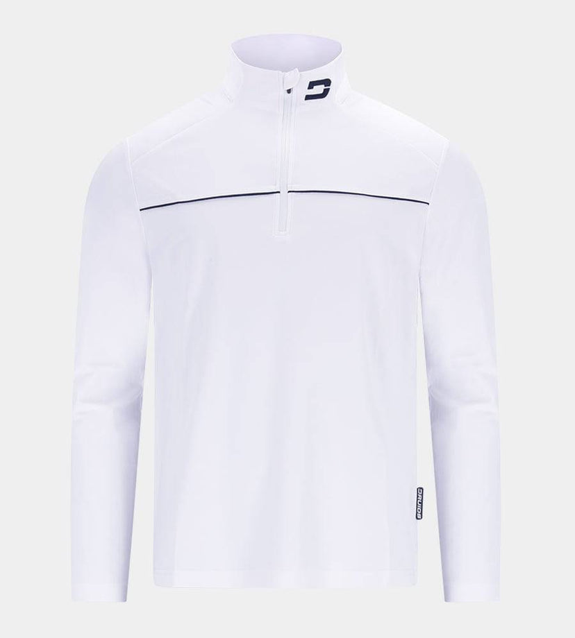 PIQUE MIDLAYER - BLANC