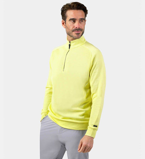 PLAYERS KNITTED MIDLAYER - CITRON