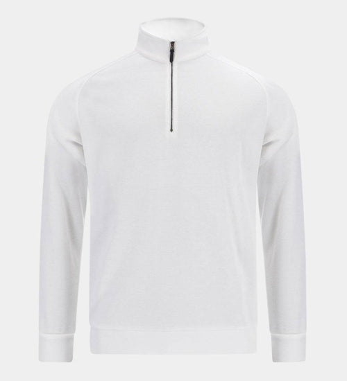 PLAYERS KNITTED MIDLAYER - BIANCO