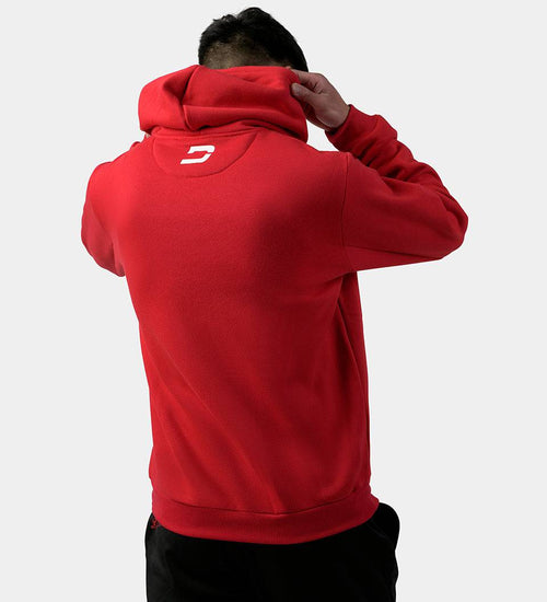 SKETCH HOODIE - ROSSO