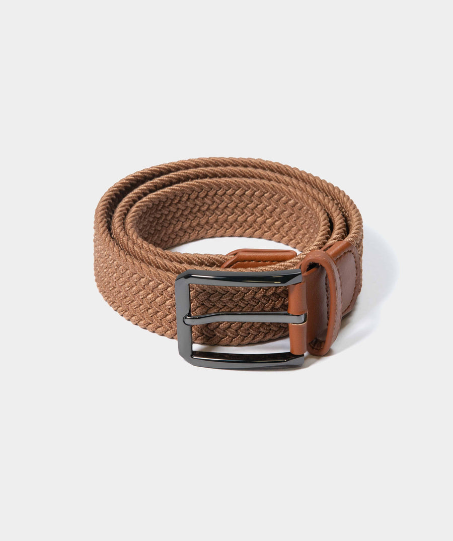 TOUR WEBBED BELT - CUOIO