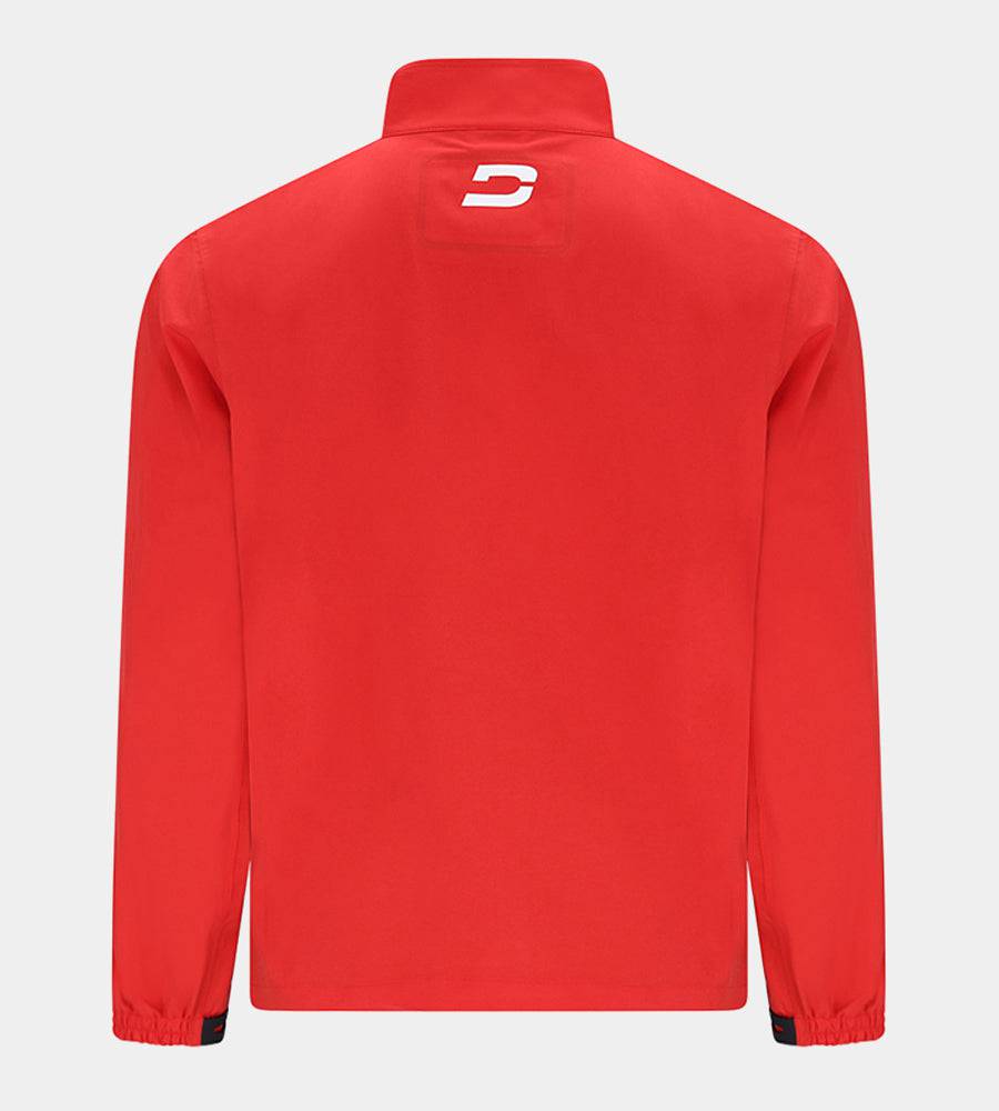 TWIN STRIPE RAIN JACKET - RED