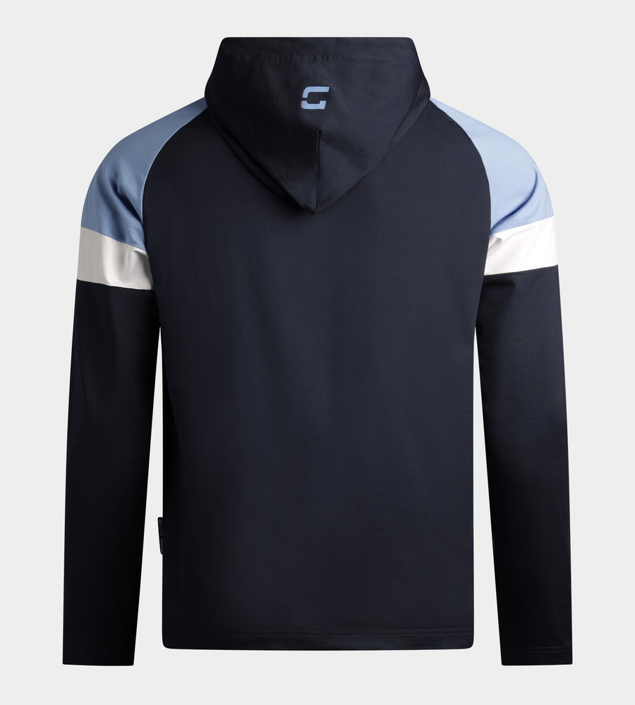 TWIST HOODIE - MARINEBLAU