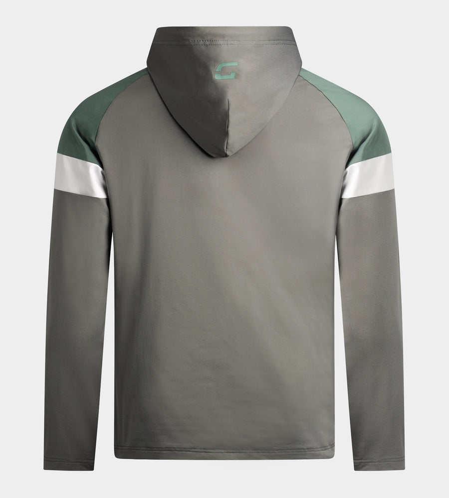 TWIST HOODIE - HOLZKOHLE